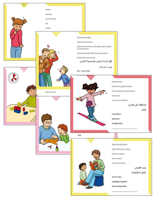 Kinder-TiP Bildkarten für Entwicklungsgespräche in der KiTa