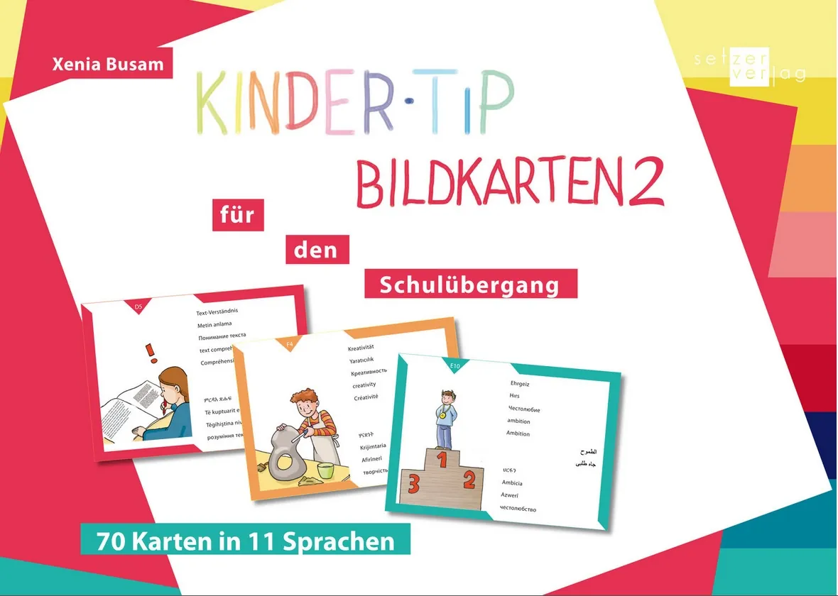 Kinder-TiP Schulkarten für Gespräche zu Schulübergang und Leistung
